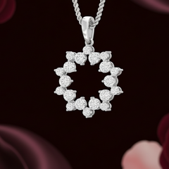 Eternal Love Gold Diamond Pendant