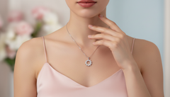 Eternal Love Gold Diamond Pendant