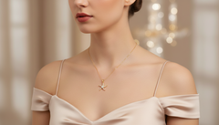 Whimsical Nature-Inspired Diamond Star Pendant