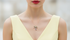 Tropical Palm Tree Necklace with Chain