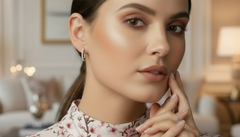 Brilliant Cut Diamond Solitaire Hoop Earrings