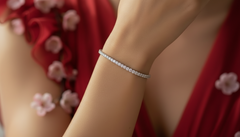 Round Diamond Tennis Bracelet