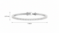 Round Diamond Tennis Bracelet