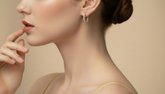 Dainty & Elegant Diamond Inside-Out Hoop Earrings