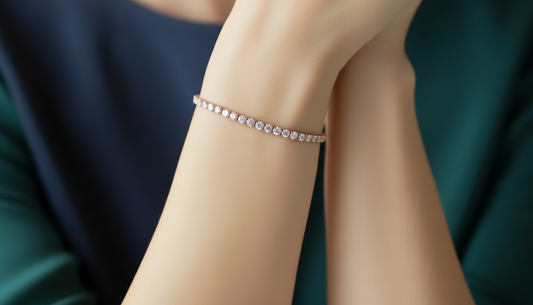 Classic Round Cut Diamond Tennis Bracelet