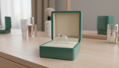 Triangle & Square Open Cuff Fashion Ring