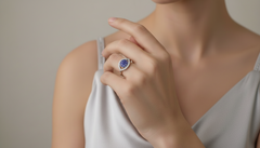 Minimalist Gold & Diamond Evil Eye Fashion Ring