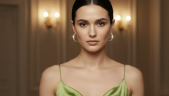 Floating Diamond Inside-Out Hoop Earrings