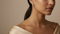 Timeless Eternity Diamond Hoops