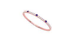 Minimalist Sapphire Accent