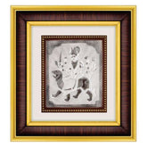 Ambe Maa Frame - 999 Pure silver , 10 x 11 Inch