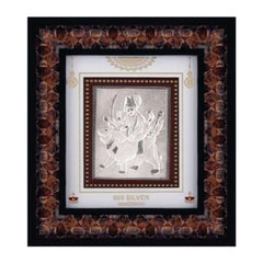 Ambe Maa Frame - 999 Pure silver , 9 x 10 Inch