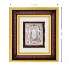 Balaji Frame - 999 Pure silver , 7 x 8 Inch