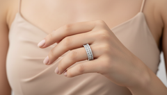 Dazzling Diamond Wedding Band Ring