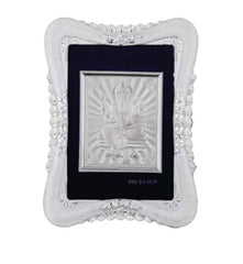 Ganeshji Frame - 999 Pure silver , 5 x 7 Inch