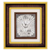 Ganeshji Frame - 999 Pure silver , 10 x 11 Inch