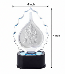 Ganeshji Trophy – Premium Corporate & Festive Gift | Elegant Home & Office Décor | Symbol of Prosperity - 999 Pure silver , 4 x 7 Inch