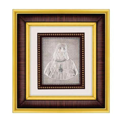 Jesus Frame - 999 Pure silver , 8.5 x 9.5 Inch
