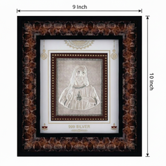 Jessue Frame - 999 Pure silver , 9 x 10 Inch