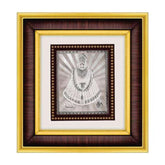 Khatu Shyam Frame - 999 Pure silver , 8.5 x 9.5 Inch