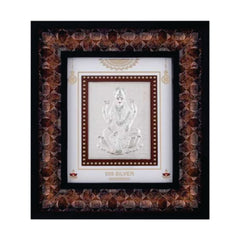 Laxmiji Frame - 999 Pure silver , 7 x 8 Inch