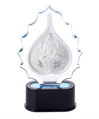 Laxmiji Trophy – Premium Corporate & Festive Gift | Elegant Home & Office Décor | Symbol of Prosperity - 999 Pure silver , 4 x 7 Inch