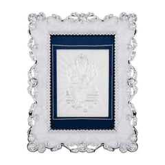 Ganeshji Frame - 999 Pure silver , 3 x 4 Inch