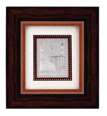 Makka Frame - 999 Pure silver , 7 x 8 Inch