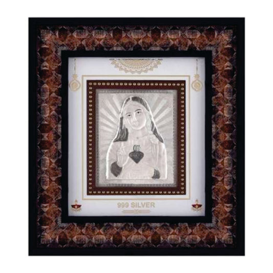 Merry Frame - 999 Pure silver , 9 x 10 Inch