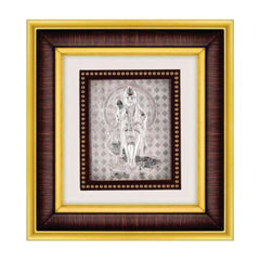Murugan Frame - 999 Pure silver , 8.5 x 9.5 Inch