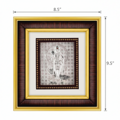 Murugan Frame - 999 Pure silver , 8.5 x 9.5 Inch