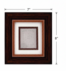 Navkar Mantra Frame - 999 Pure silver , 7 x 8 Inch