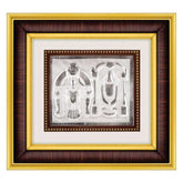 Padmavati Balaji Frame - 999 Pure silver , 10 x 11 Inch
