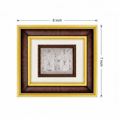 Padmavati Balaji Frame - 999 Pure silver , 7 x 8 Inch