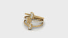 The Contemporary Split-Shank Diamond Crescent Ring