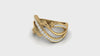 The Interwind Pave Diamond Statement Ring