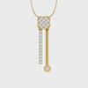 Four-Leaf Clover Diamond Drop Pendant