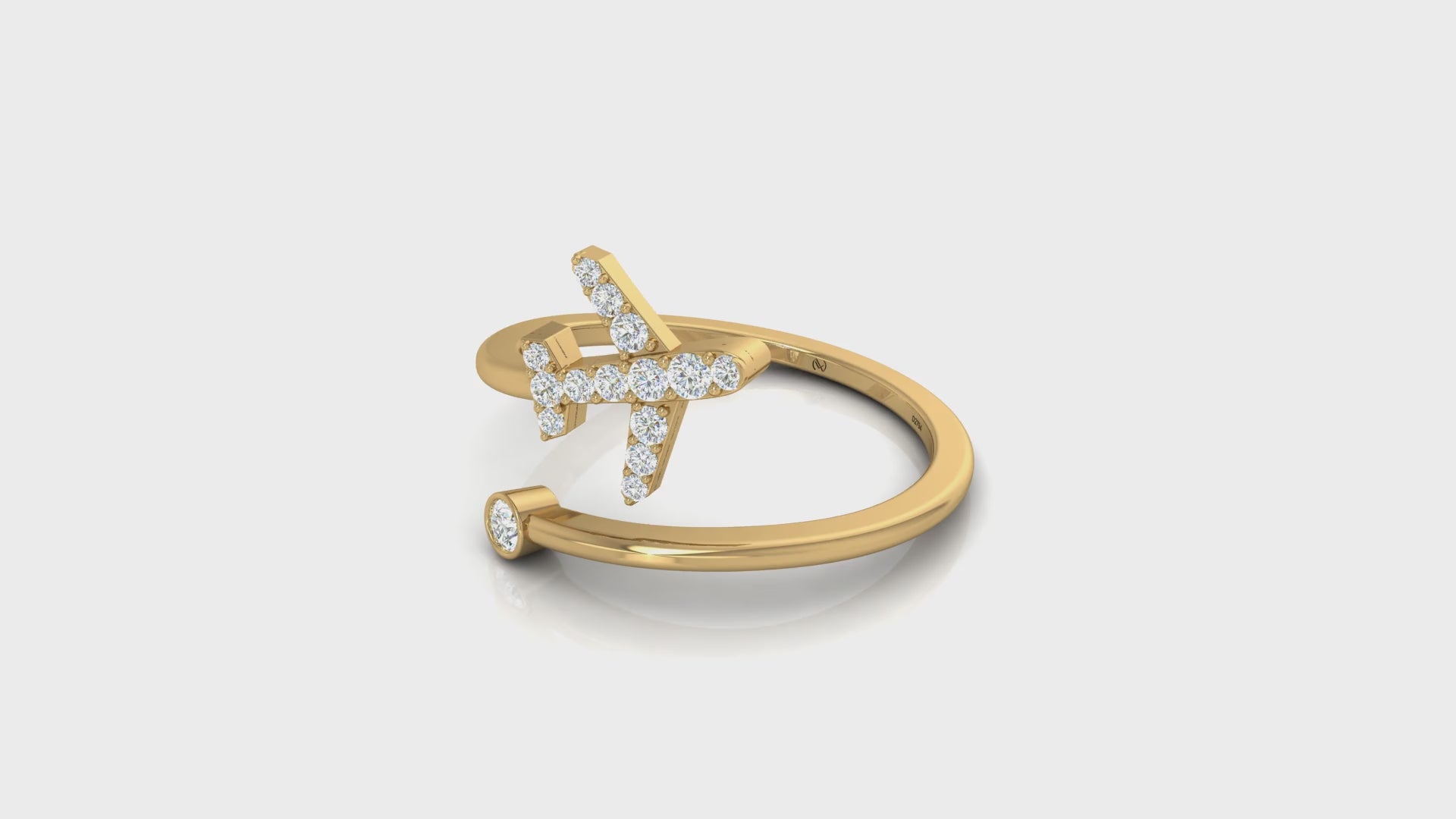 The Traveller's Dream Pave Diamond Ring