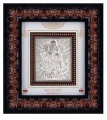 Radha Krishna Frame - 999 Pure silver , 9 x 10 Inch