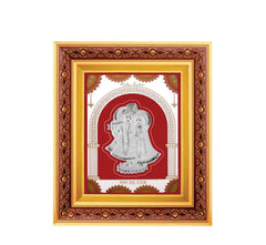 Radha Krishna Frame - 999 Pure silver , 9 x 10 Inch