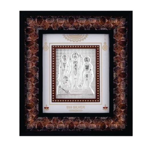 Ram Darbar Frame - 999 Pure silver , 7 x 8 Inch
