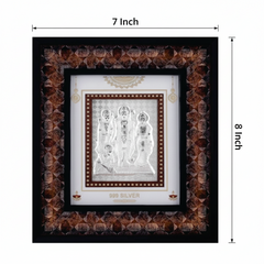 Ram Darbar Frame - 999 Pure silver , 7 x 8 Inch