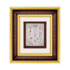 Ram Darbar Frame - 999 Pure silver , 7 x 8 Inch