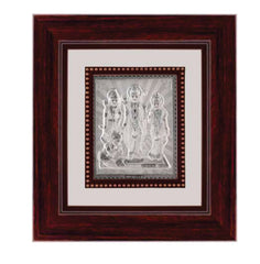 Ram Darbar Frame - 999 Pure silver , 9 x 10 Inch