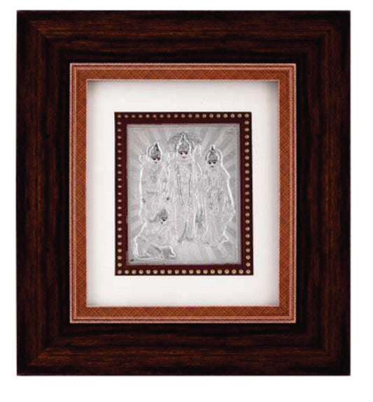 Ram Darbar Frame - 999 Pure silver , 7 x 8 Inch