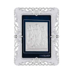 Ram Darbar Frame - 999 Pure silver , 3 x 4 Inch