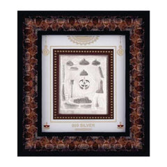 Salasar Balaji Frame - 999 Pure silver , 9 x 10 Inch