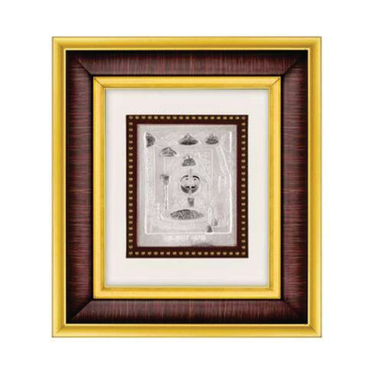 Salasar Krupa Frame - 999 Pure silver , 7 x 8 Inch