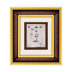 Salasar Krupa Frame - 999 Pure silver , 7 x 8 Inch