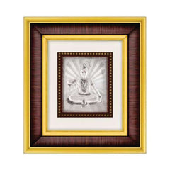 Shivji Frame - 999 Pure silver , 7 x 8 Inch